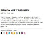 PAŽBIČKY KMR L DOTMATRIX FIALOVÉ